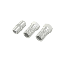 Hama SAT-Adapter-Set, 2x F-Stecker und Adapter F-Kupplung/F-Kupplung