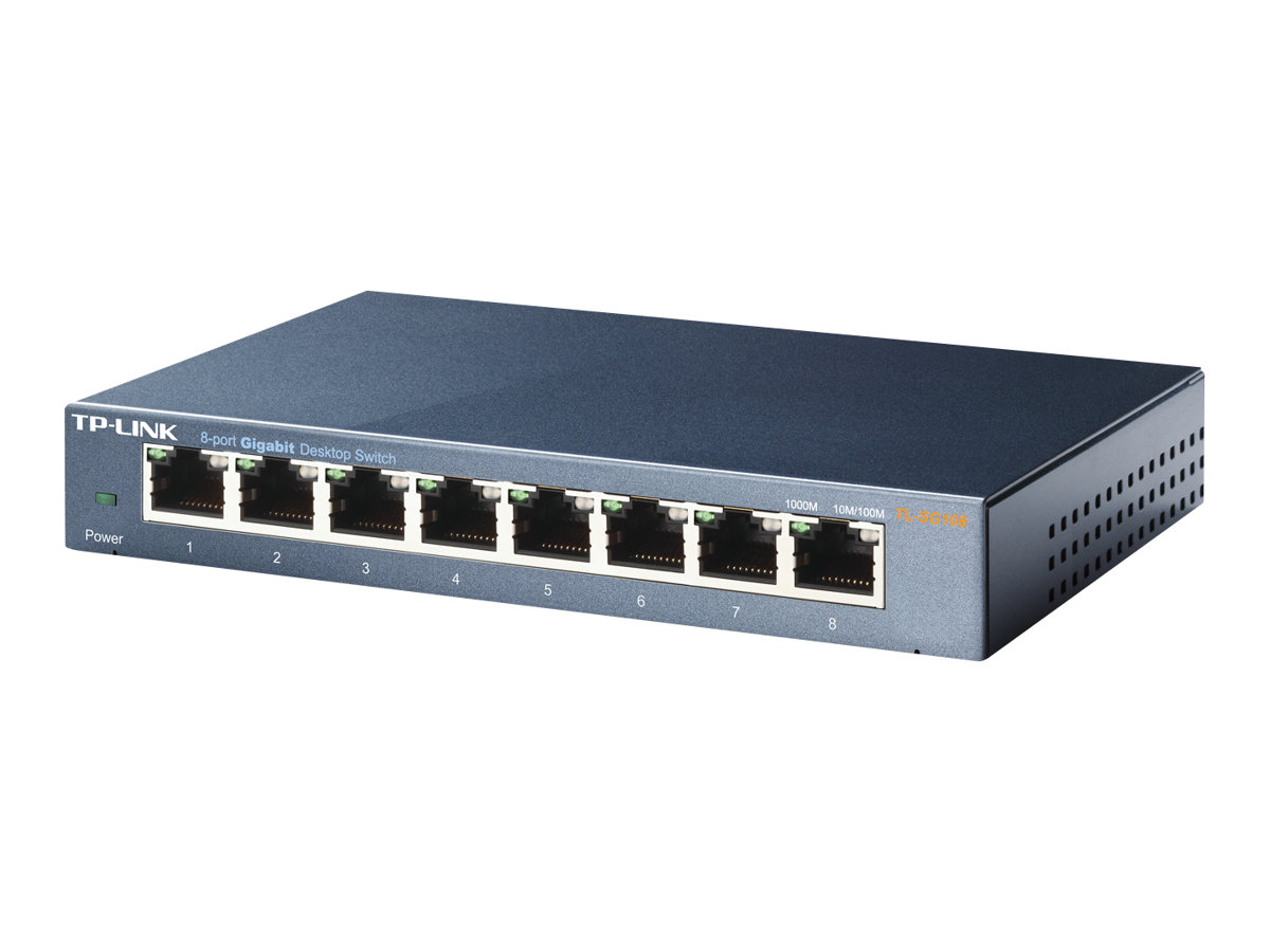 TP-LINK TL-SG108 8-port Metal Gigabit Switch