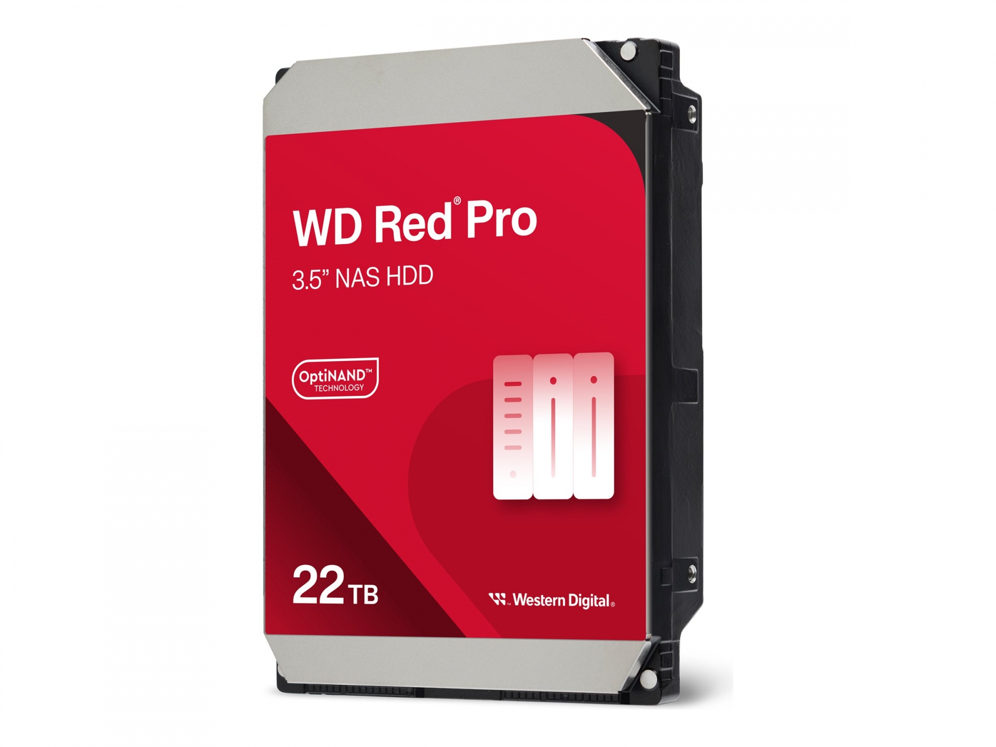 WD Red Pro WD221KFGX - Festplatte - 22 TB - intern - 3.5" (8.9 cm)