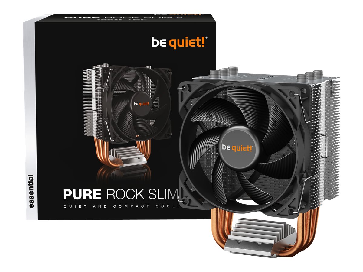 Be Quiet! Pure Rock Slim 2 - Prozessor-Luftkhler - (fr: LGA1155, LGA1150, LGA1151, AM4, LGA1200, LGA1700, AM5)