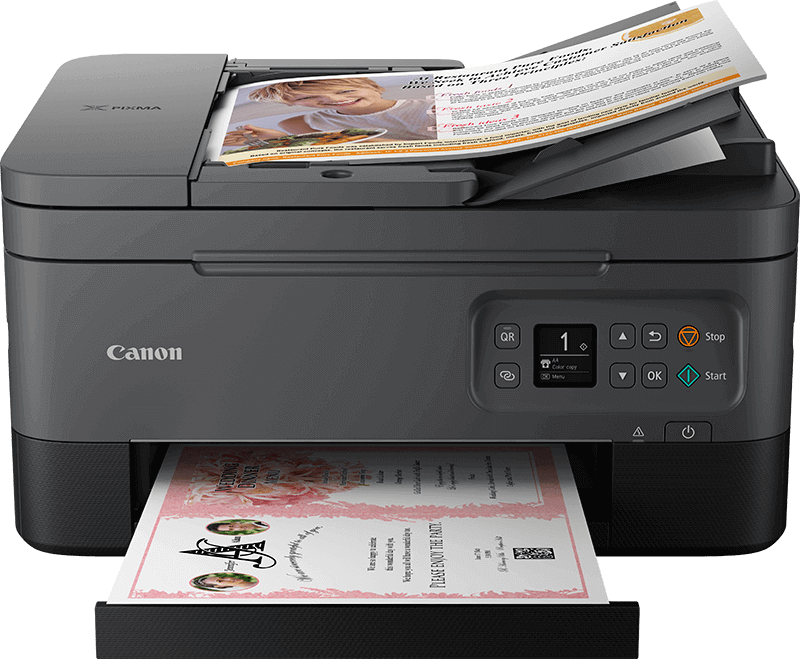 Canon PIXMA TS7450i - Multifunktionsdrucker - Farbe - Tintenstrahl - A4 (210 x 297 mm)Legal (216 x 356 mm) (Original) A4/Legal (Medien) bis zu 13 ipm (Drucken) 200 Blatt USB 2.0 Bluetooth Wi-Fi(n) S