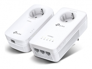  | TP-LINK TL-WPA1300P KIT V4 - Wi-Fi Kit - Powerline Adapterkit - 3-Port-Switch - 1GbE, HomePlug AV (HPAV)
