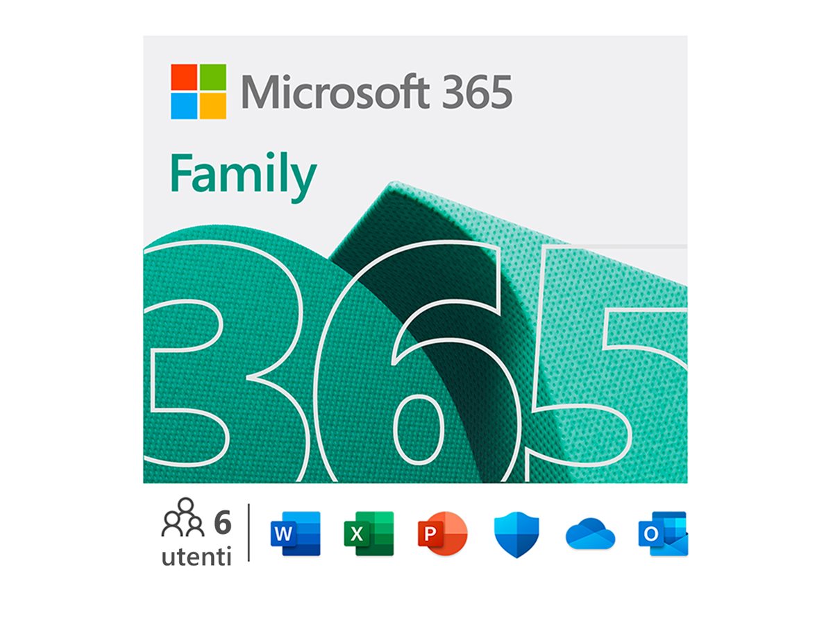 Microsoft 365 Family - Abonnement-Lizenz (1 Jahr)