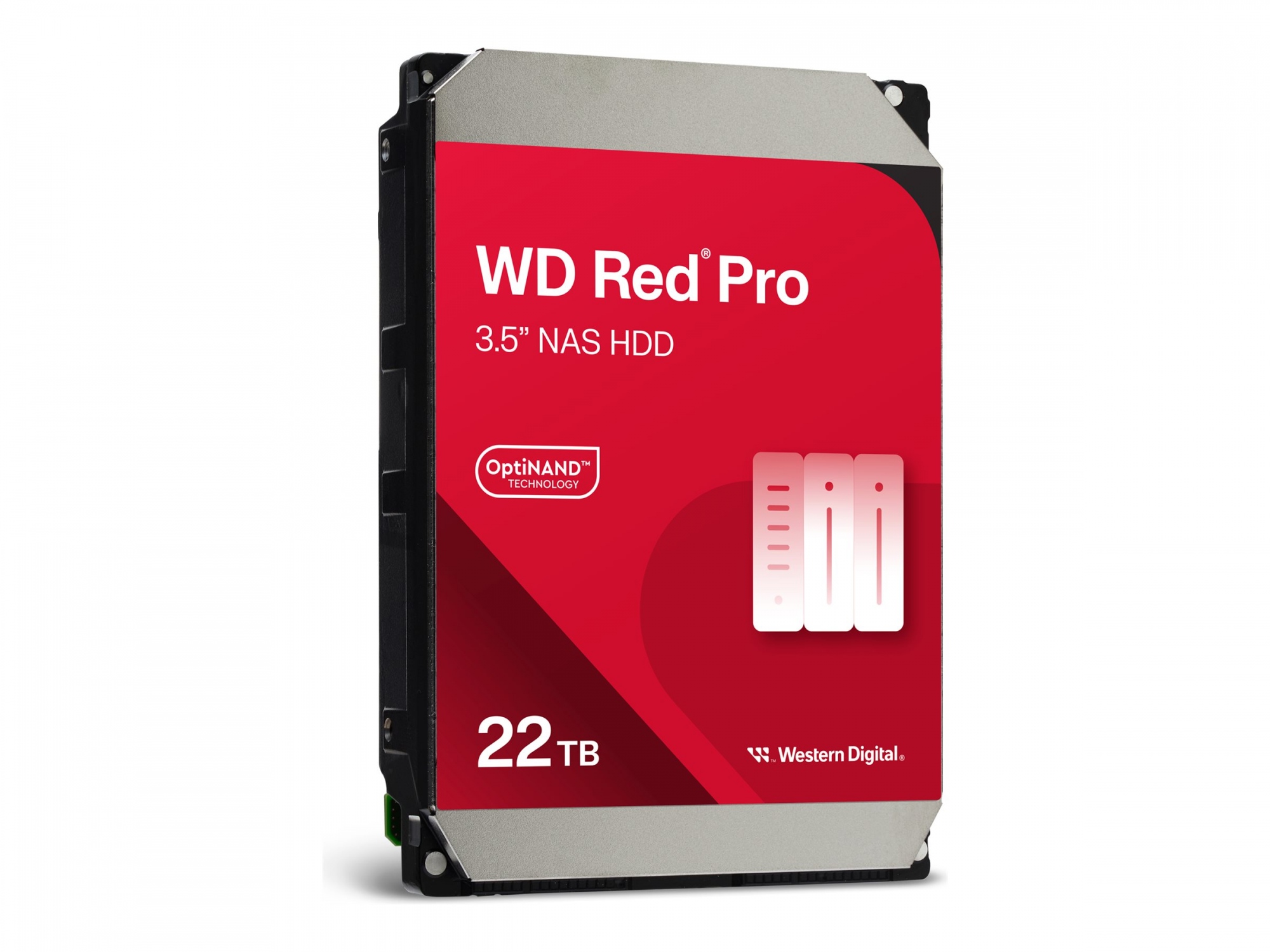 WD Red Pro WD221KFGX - Festplatte - 22 TB - intern - 3.5" (8.9 cm)