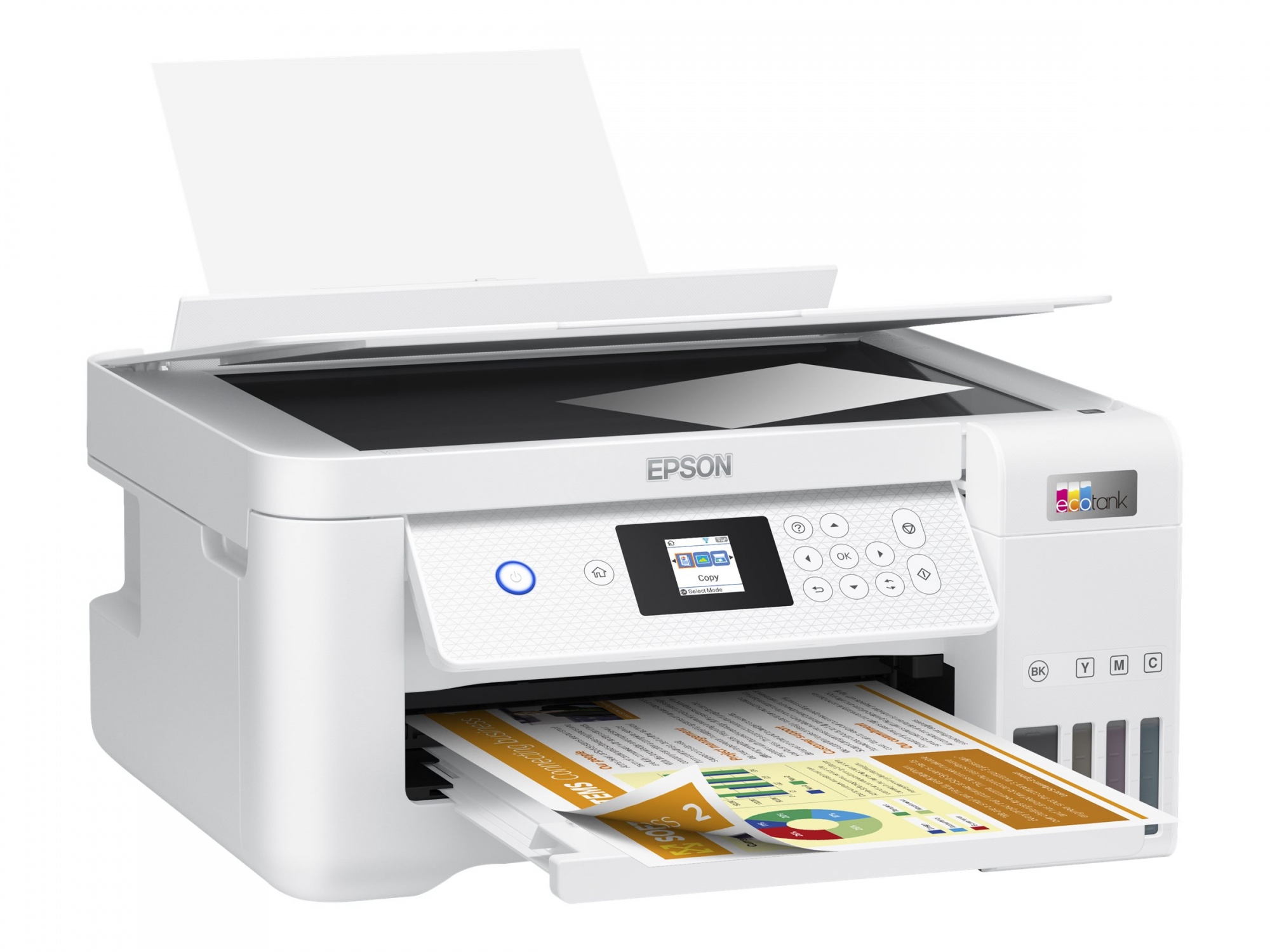 Epson EcoTank ET-2856 - Multifunktionsdrucker - Farbe - Tintenstrahl - nachfllbar - A4 (Medien)