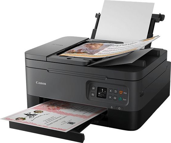 Canon PIXMA TS7450i - Multifunktionsdrucker - Farbe - Tintenstrahl - A4 (210 x 297 mm)Legal (216 x 356 mm) (Original) A4/Legal (Medien) bis zu 13 ipm (Drucken) 200 Blatt USB 2.0 Bluetooth Wi-Fi(n) S